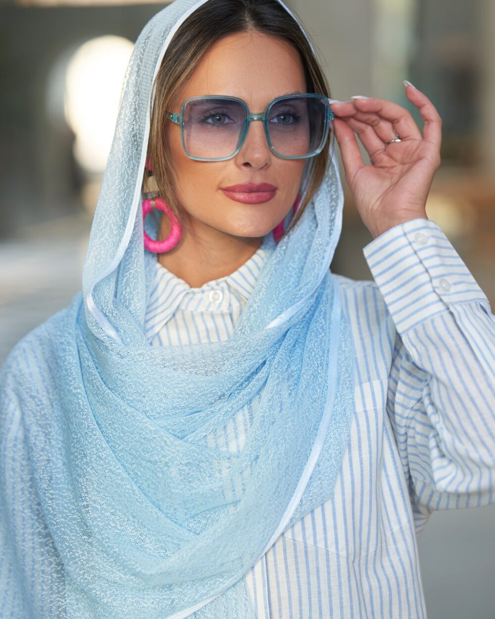 شال توری برفکی 20596 - Image 3